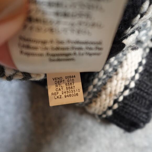 Vintage Eddie Bauer Sweater Womens Small Wool Blend Turtleneck Chunky Knit Wool - Picture 6 of 7